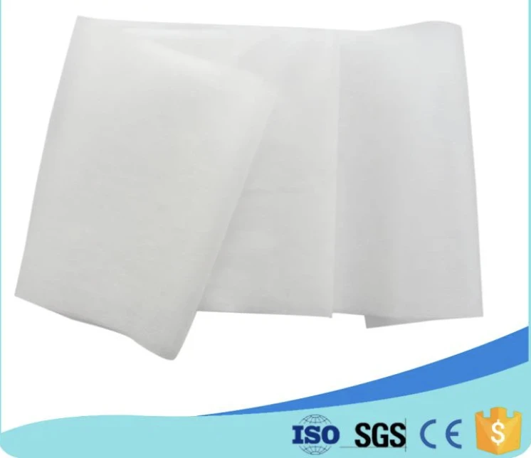 Top Jual Kualitas Tinggi Super Lembut ES Fiber Airthrough TOPSHEET Hidrofilik Nonwoven Berlubang