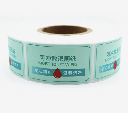 Label Tisu Basah